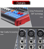 LAIKESI AUDIO music mixer DJ mixer خلاط فيديو احترافي مع 256DSP