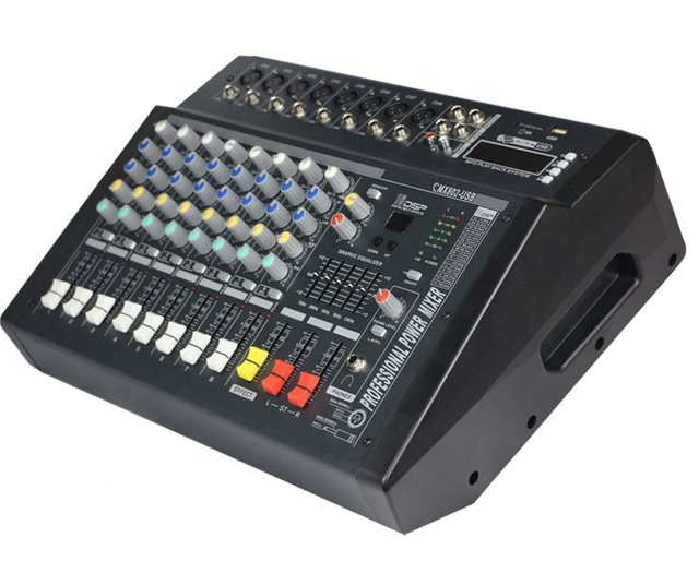 PMX802 خلاط طاقة الصوت الاحترافي PMX مع USB