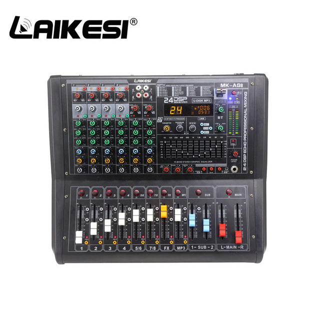 جهاز التحكم الصوتي Activa Amplificada 8 قنوات mk-ag 350 واط * 2