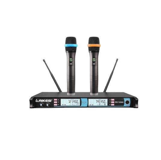 نظام ميكروفون لاسلكي احترافي UHF عالي الجودة