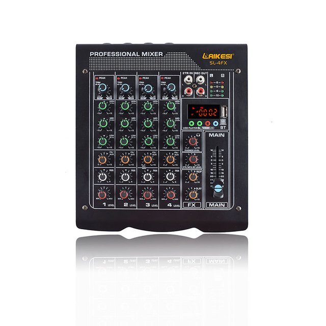 Mini Consola mezcladora de audio USB de 4 canales mas nueva de 2020