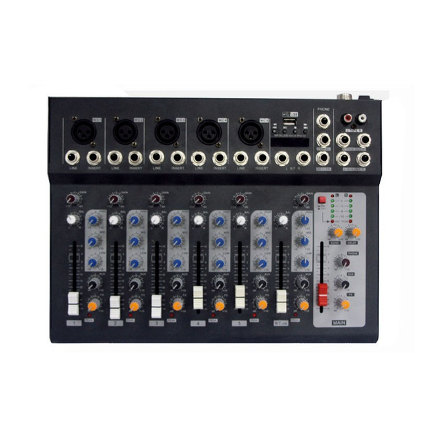 معدات الصوت enping usb mini audio mixer