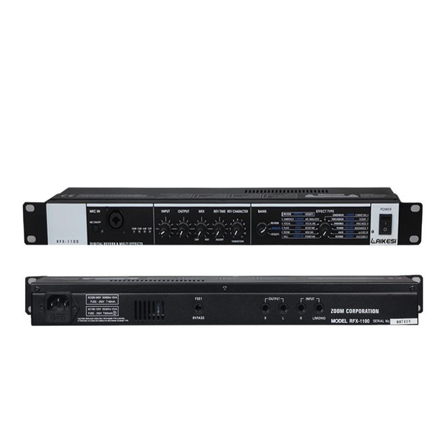 RFX-1100 المهنية قبل مكبر للصوت في الهواء الطلق نظام الصوت الرقمي تأثير رقمي