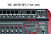 DMX800D السلطة خلاط مكبر الصوت خلاط الصوت