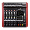 LAIKESI Music Mixer لمكبر الصوت DJ Mixer Controller مع مكبر للصوت Power Audio Interface Mixer