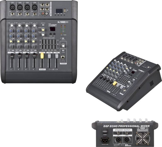 حار بيع 4 قنوات 150Wx2 MX-402D المنتجات المهنية خلاط الطاقة pmx