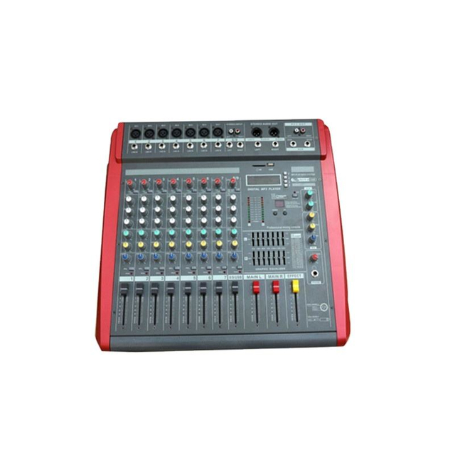 DMX1200D 12 قناة 16DSP تأثير مكبر للصوت خلاط الطاقة