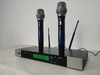 ST388 ميكروفون لاسلكي احترافي UHF لمسافات طويلة 2 ميكروفون محمول باليد