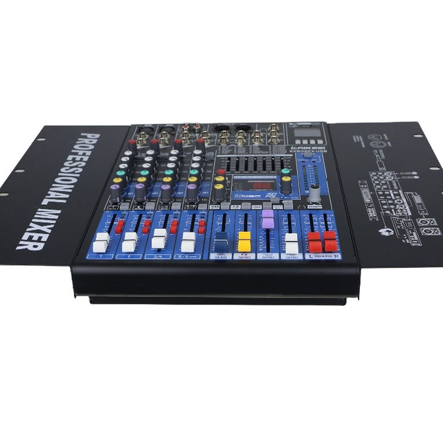 EX808FX-USB خلاط صوت صغير مع حامل
